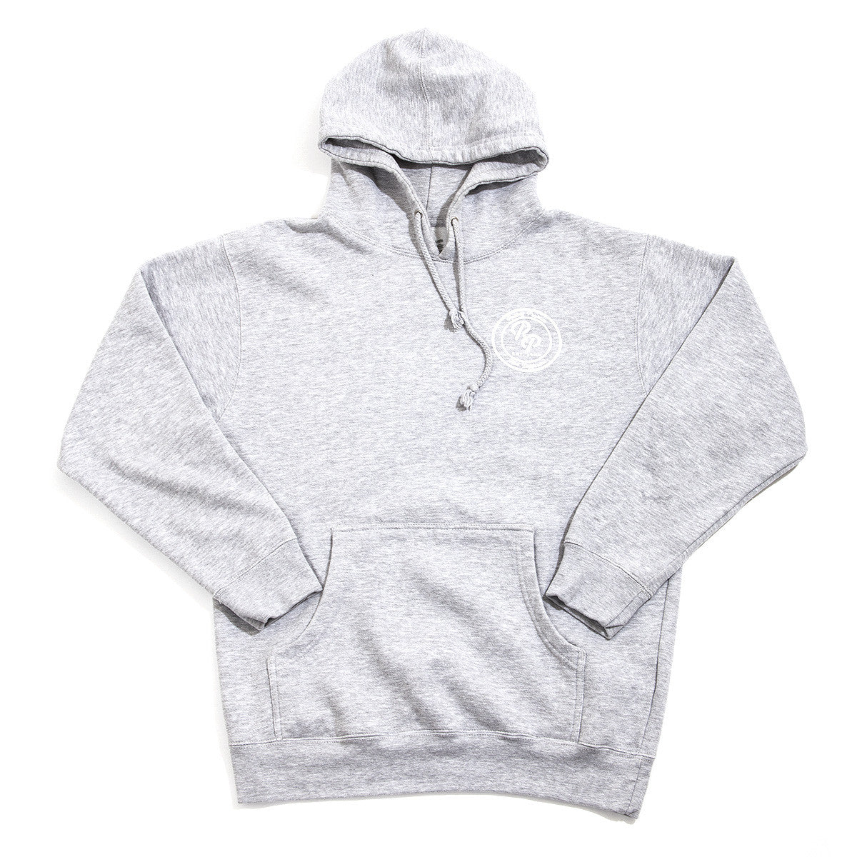 Rolling Projects (RP) Grey Badge Pullover Sweatshirt - Rolling Projects