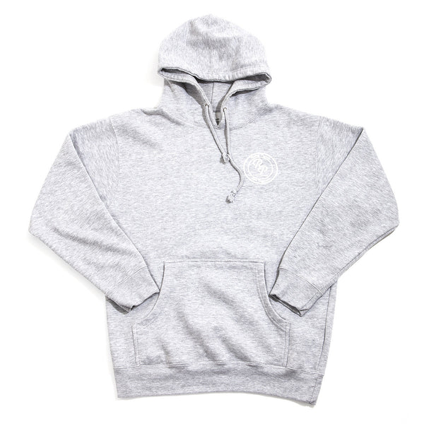Badge Pullover Hoodie - Grey - Rolling Projects