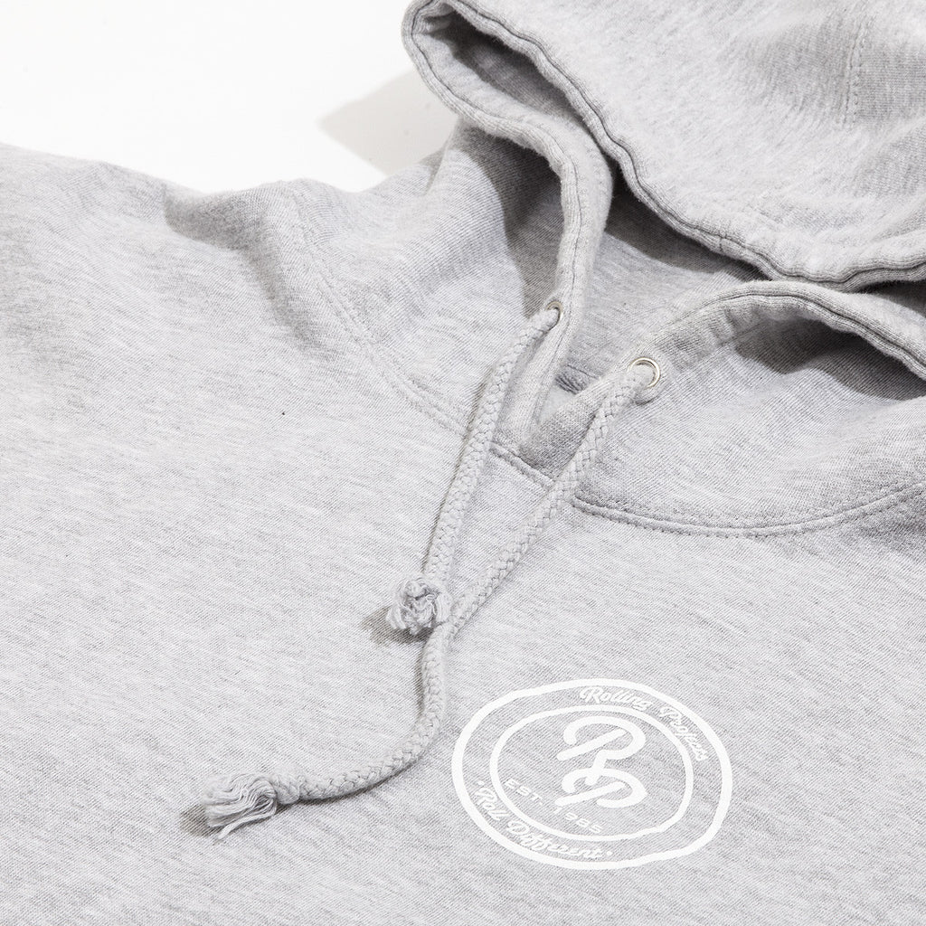 Badge Pullover Hoodie - Grey - Rolling Projects