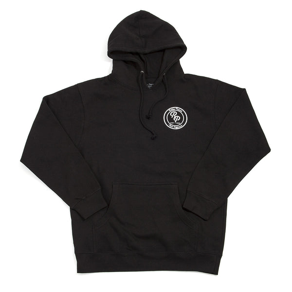 Badge Pullover Hoodie - Black - Rolling Projects