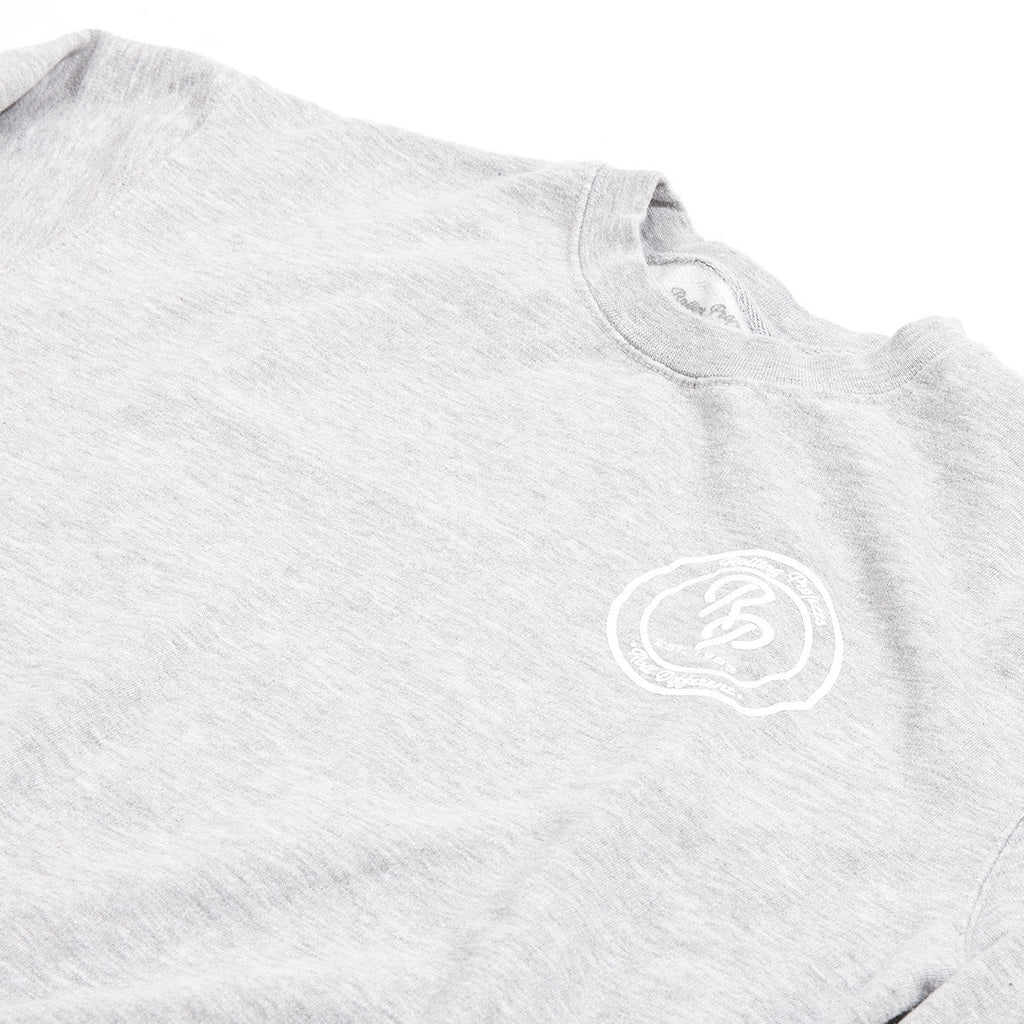 Badge Crewneck Sweatshirt - Grey - Rolling Projects