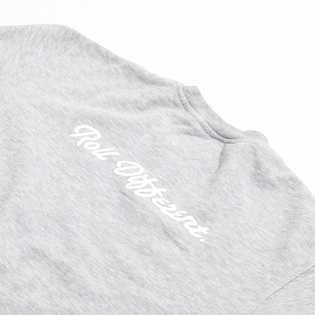 Badge Crewneck Sweatshirt - Grey - Rolling Projects