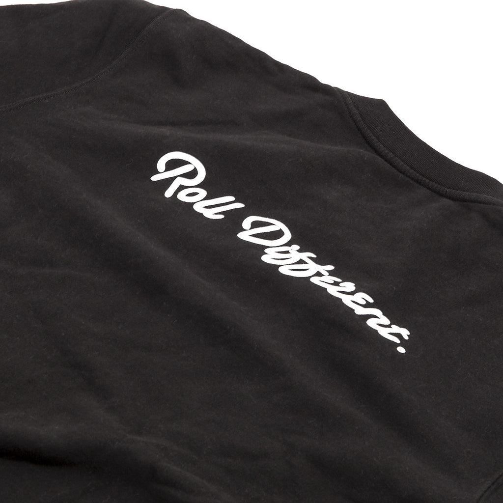 Badge Crewneck Sweatshirt - Black - Rolling Projects